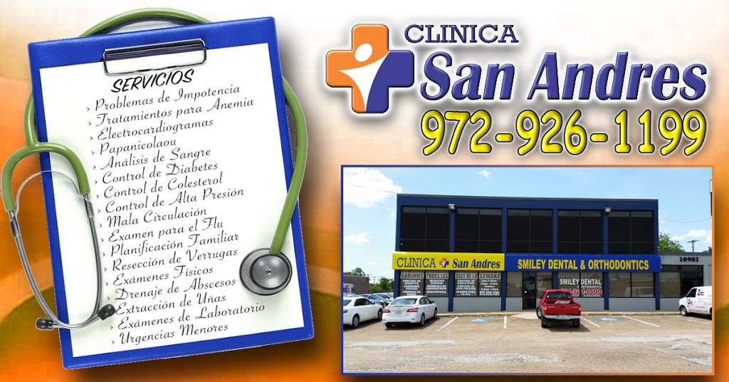 Clinica San Andres - doctor  | Photo 3 of 5 | Address: 10901 Garland Rd suite a, Dallas, TX 75218, USA | Phone: (972) 926-1199