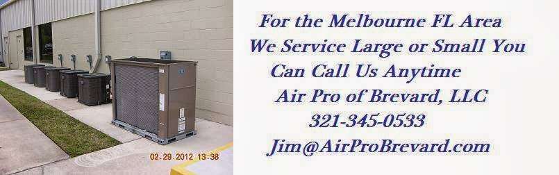 Air Pro of Brevard LLC | 4200 Lakemont Rd, Melbourne, FL 32934, USA | Phone: (321) 345-0533