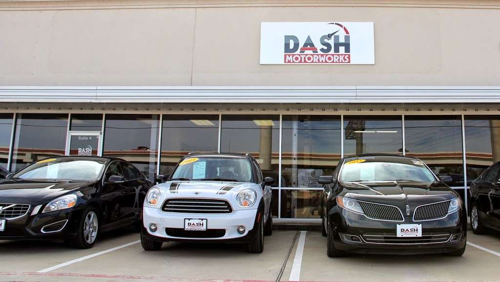 Dash Motorworks | 11930 Bammel North Houston Rd, Houston, TX 77066 | Phone: (832) 497-1000