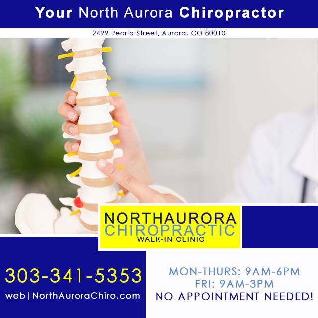 North Aurora Chiropractic Walk-in Clinic | 2499 Peoria St, Aurora, CO 80010, USA | Phone: (303) 341-5353