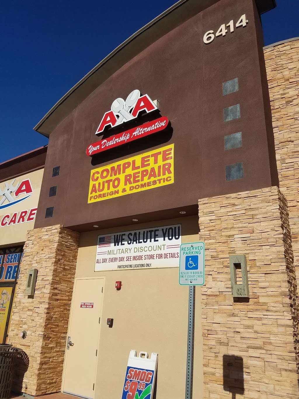 AA Auto Care #270 - Losee Rd | 6414 Losee Rd, North Las Vegas, NV 89086, USA | Phone: (702) 399-9939