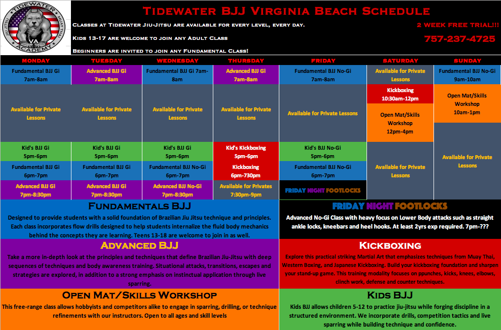 Tidewater Jiu-Jitsu VB | 2865 Lynnhaven Dr Suite 5, Virginia Beach, VA 23451, USA | Phone: (757) 237-4725