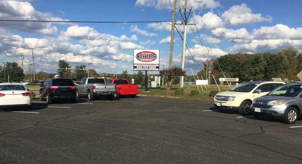 CERTIFIED CAR OUTLET | 10421 Courthouse Rd, Spotsylvania Courthouse, VA 22553 | Phone: (540) 707-9393