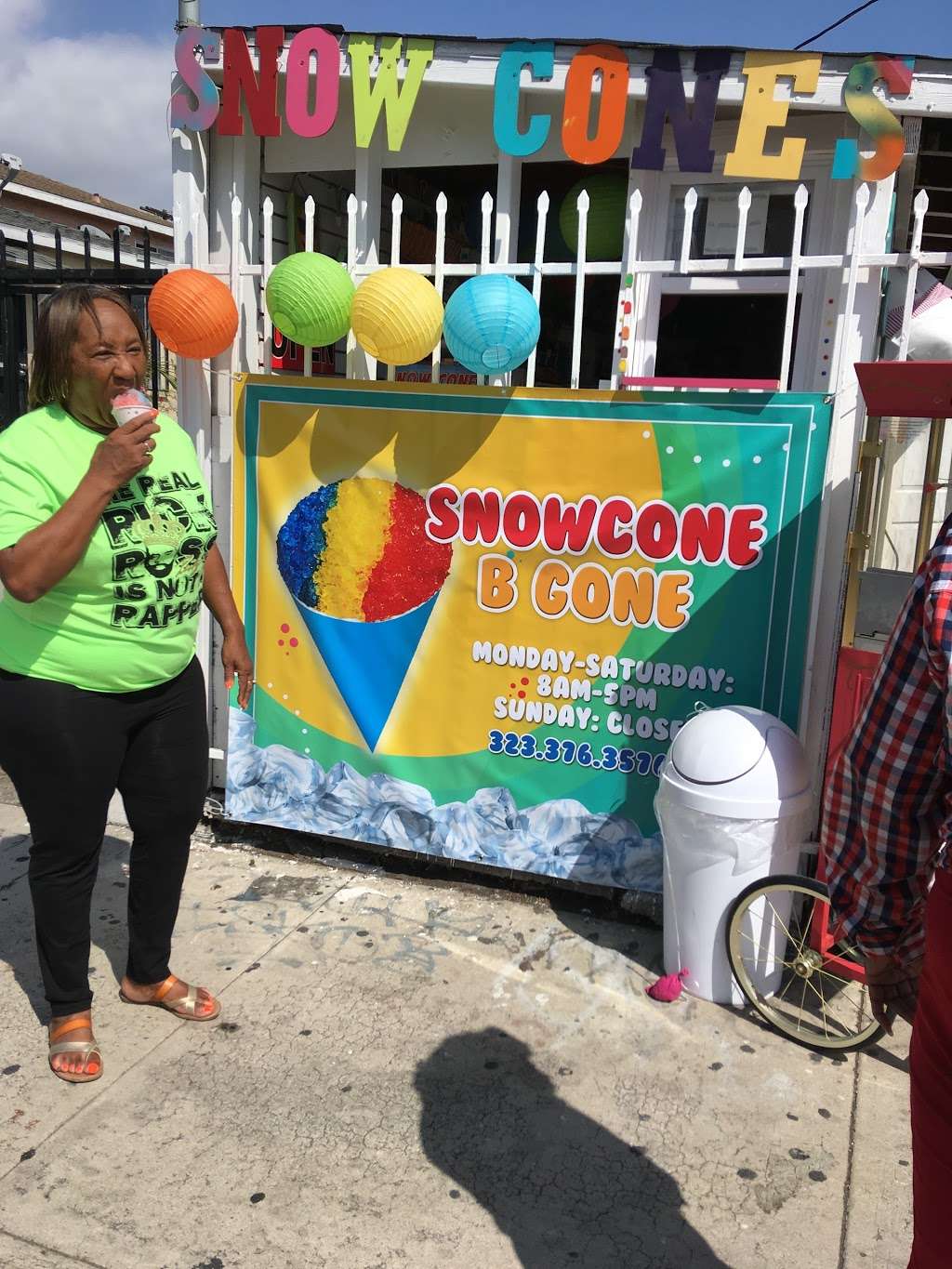 Snow Cone B Gone | 11178 S Figueroa St, Los Angeles, CA 90061, USA | Phone: (323) 376-3576