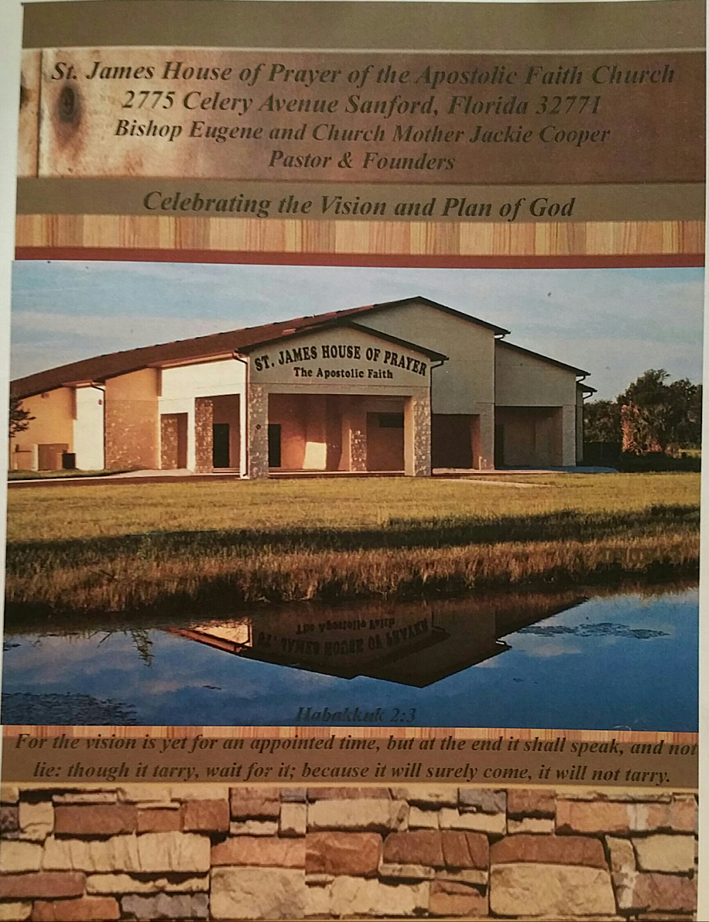 St . James House of Prayer Sanford, | 2775 Celery Ave, Sanford, FL 32771, USA | Phone: (407) 323-7637