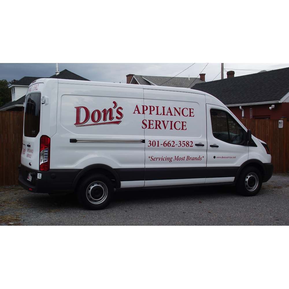 Dons Appliance | 4 Mt Olivet Blvd, Frederick, MD 21701, USA | Phone: (301) 662-3582