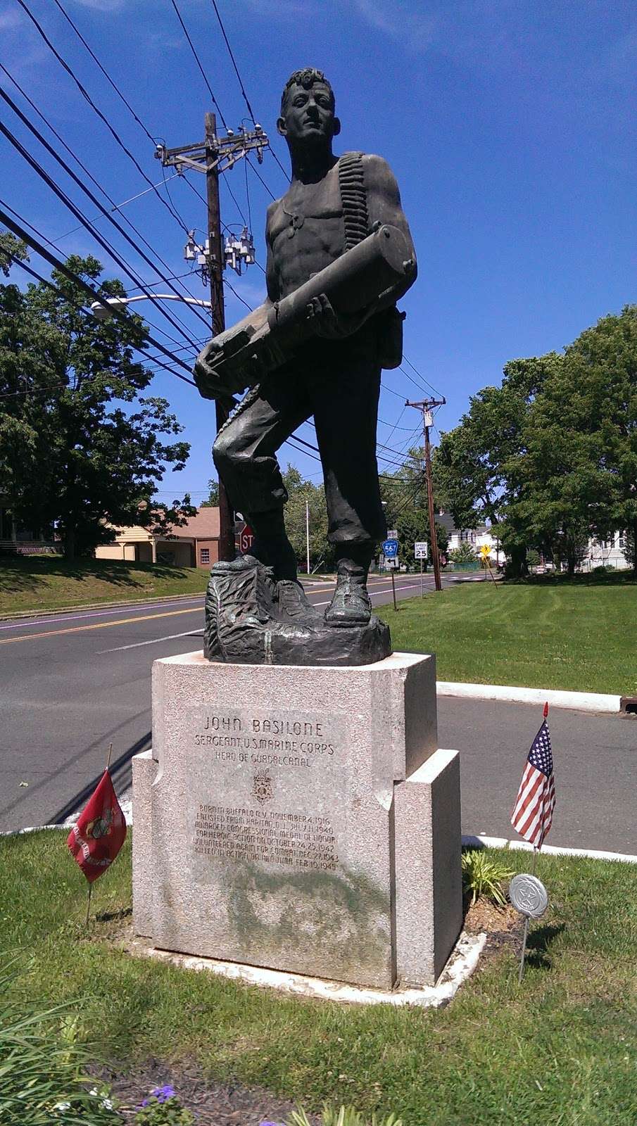 Basilone Statue and Park | Raritan, NJ 08869, USA