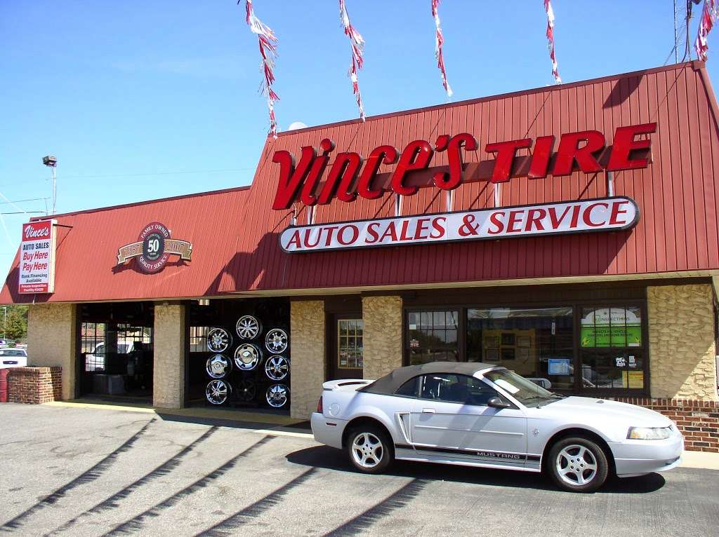 Vinces Tire Auto Sales & Service | 2007 N 2nd St, Millville, NJ 08332, USA | Phone: (856) 825-0505