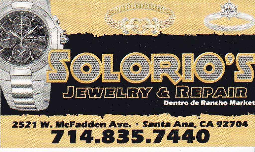 Solorios jewelry repair | 2521 W McFadden Ave, Santa Ana, CA 92704, USA | Phone: (714) 835-7440