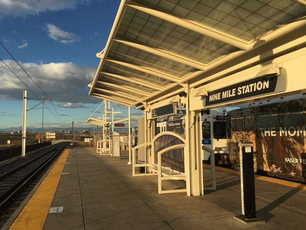 Nine Mile Station Park-n-Ride | Aurora, CO 80014, USA | Phone: (303) 299-6000