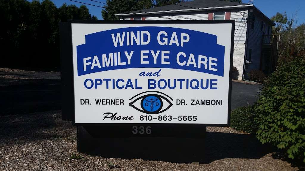 Wind Gap Family Eye Care | 336 S Broadway, Wind Gap, PA 18091, USA | Phone: (610) 863-5665