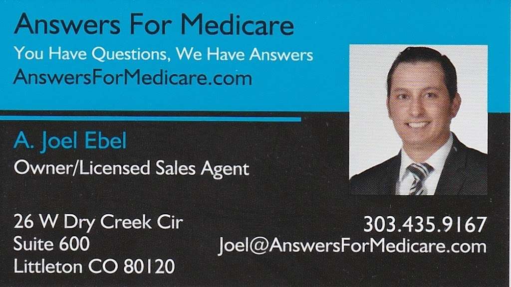 Answers For Medicare | 13509 Antares Dr, Lone Tree, CO 80124, USA | Phone: (303) 435-9167