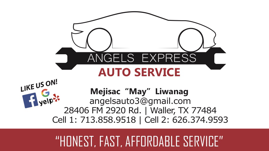 Angels Express Auto Service | 28406 Farm to Market 2920, Waller, TX 77484, USA | Phone: (713) 858-9518