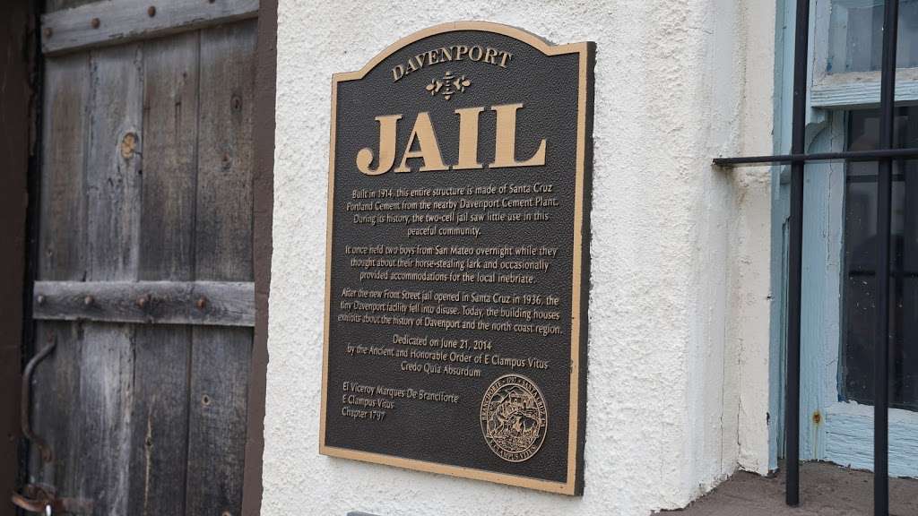 Davenport Jail Museum | 70 Center St, Davenport, CA 95017, USA