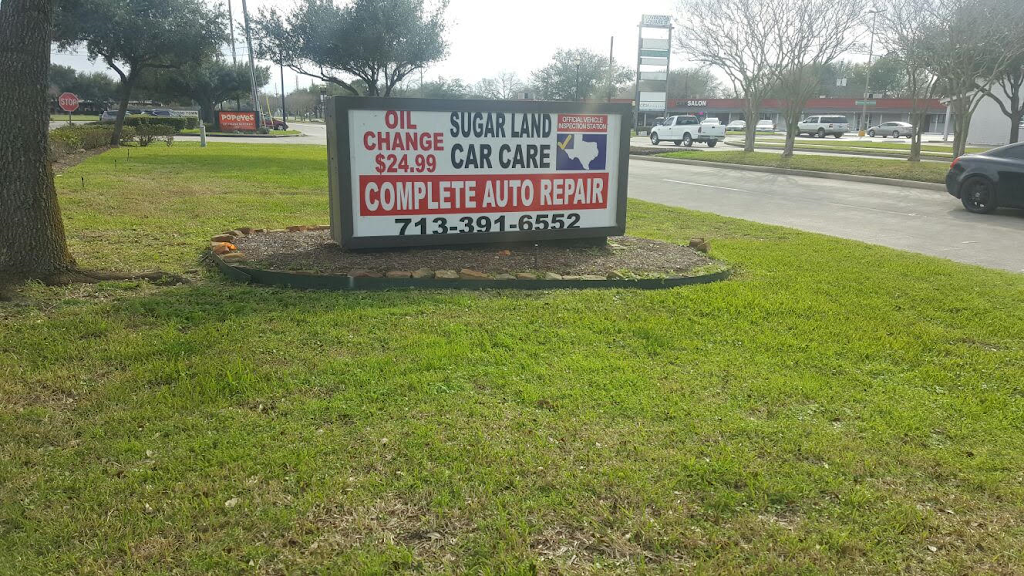 Sugar Land Car Care | 1210 Eldridge Rd, Sugar Land, TX 77478 | Phone: (713) 391-6552