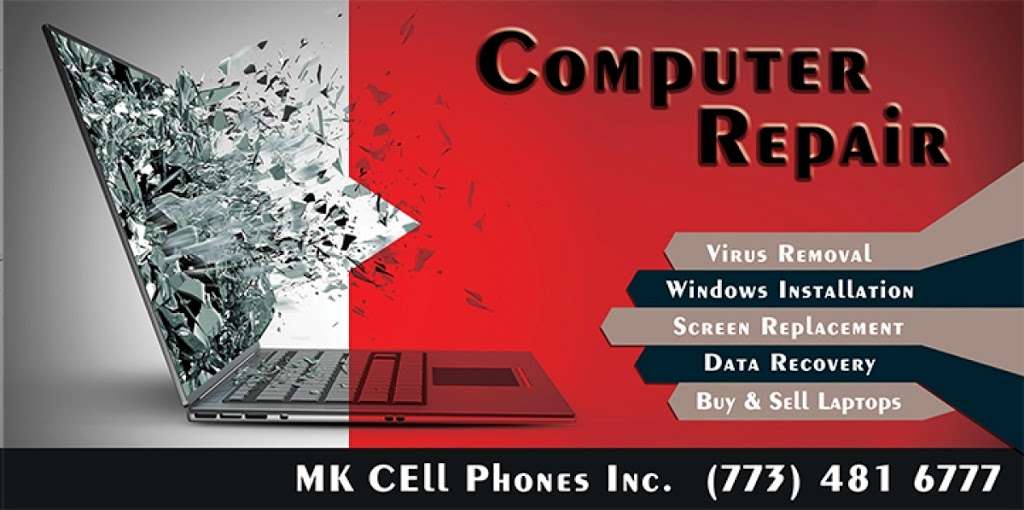 MK CELLPHONES & COMPUTER REPAIR | 6357 W Montrose Ave, Chicago, IL 60634, USA | Phone: (773) 481-6777