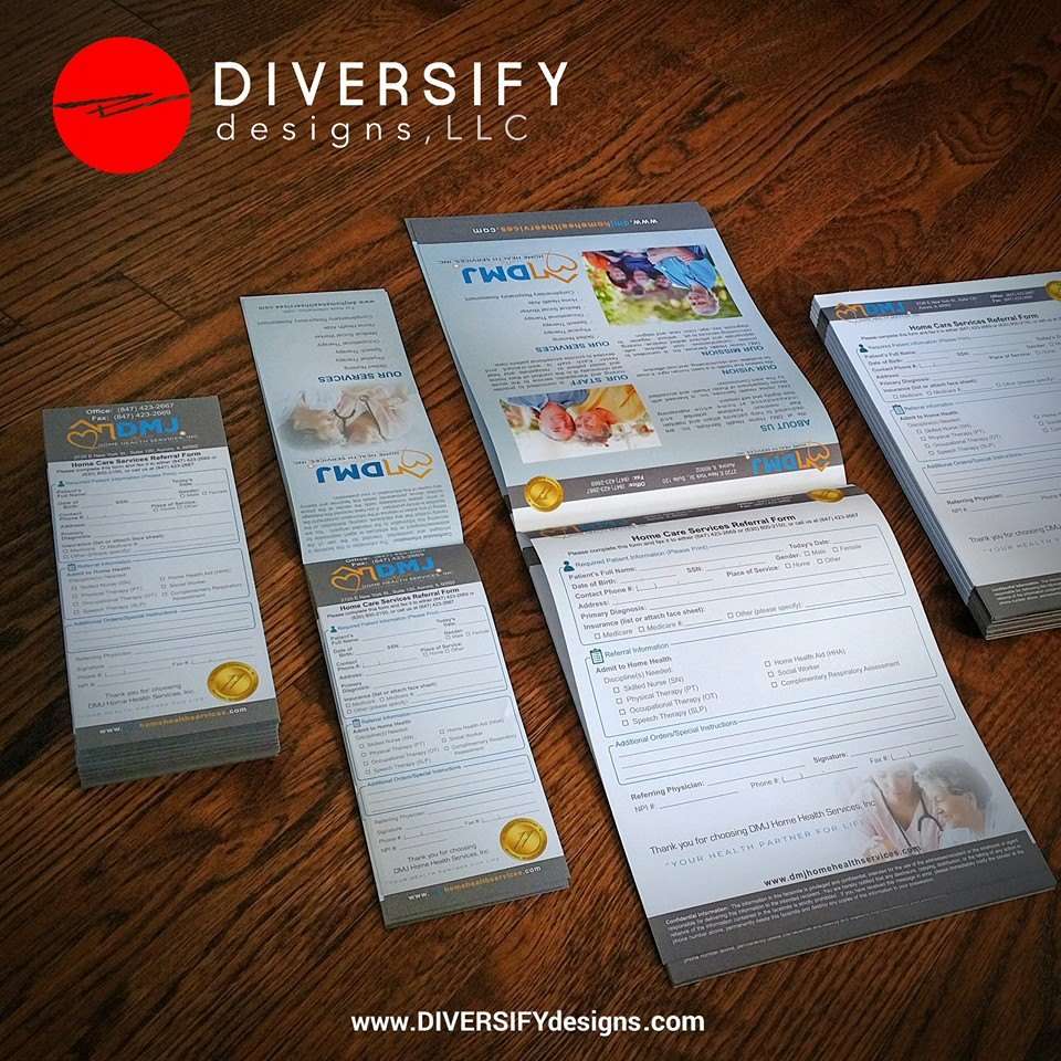 Diversify Designs - CHICAGO | Graphic Design, Websites, Printing | 651 S Sutton Rd #123, Streamwood, IL 60107 | Phone: (847) 350-9236