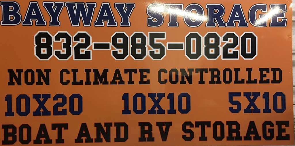 Bayway Storage | 6300 Bayway Dr, Baytown, TX 77520, USA | Phone: (832) 985-0820
