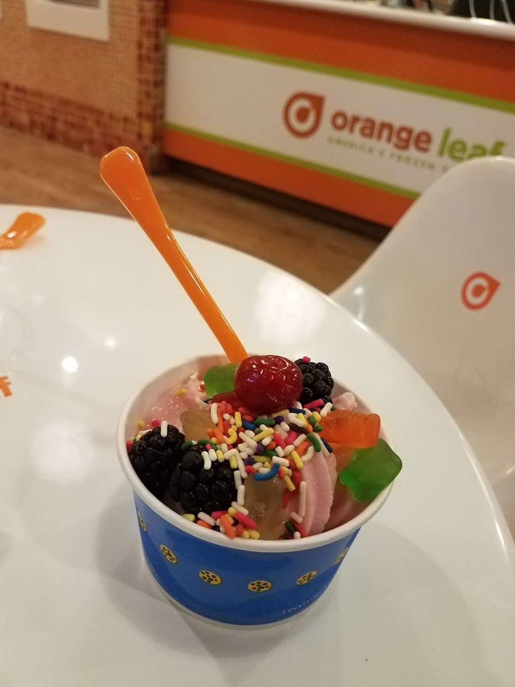 Orange Leaf | 1190 W Sunset Dr Ste 110, Waukesha, WI 53189, USA | Phone: (262) 408-2423