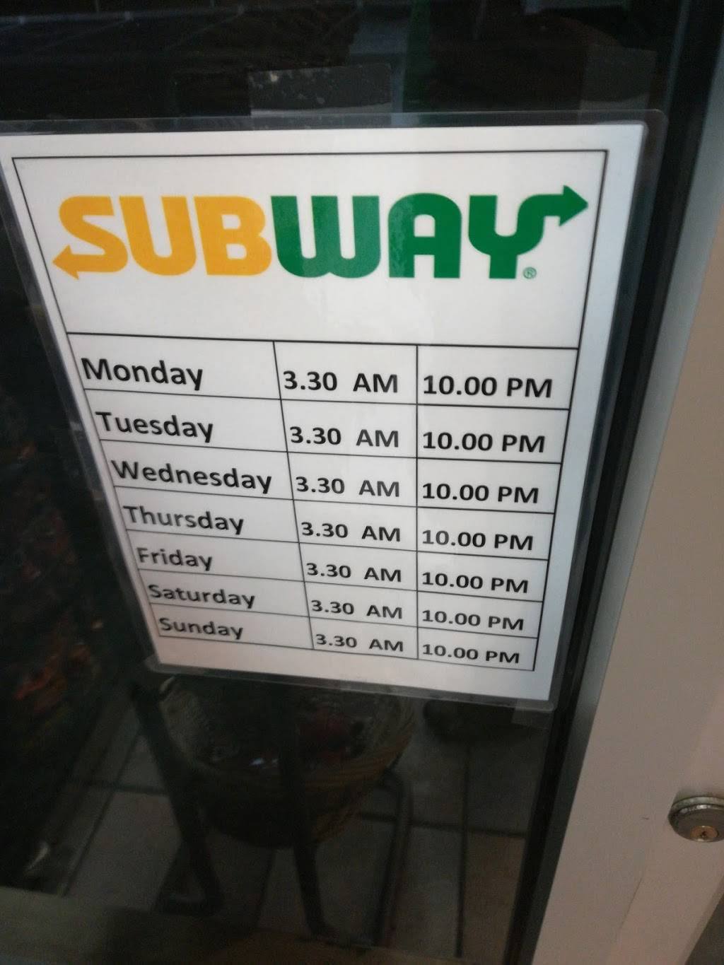 Subway | 1999 Taft Hwy, Bakersfield, CA 93313, USA | Phone: (661) 827-0472