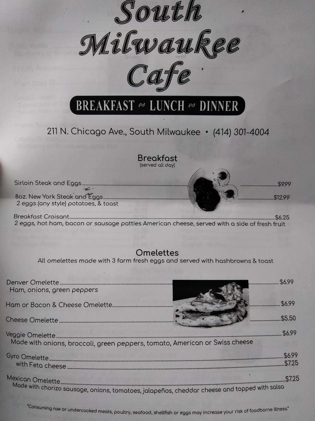 South Milwaukee Cafe | 211 N Chicago Ave, South Milwaukee, WI 53172, USA | Phone: (414) 301-4004