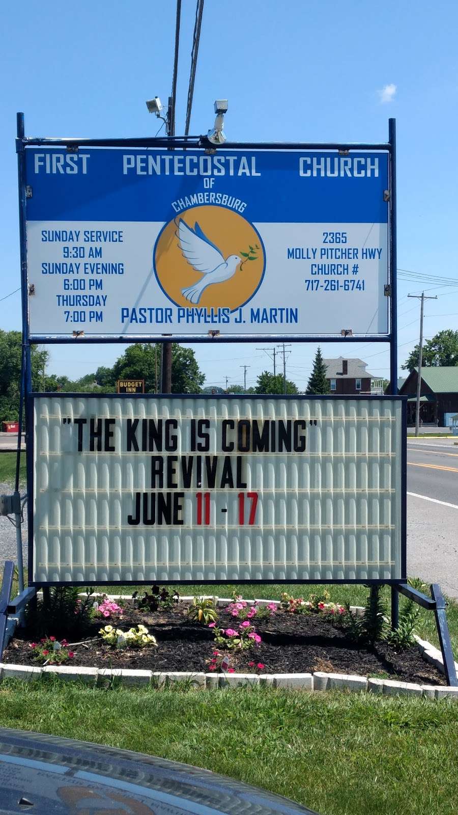 the First Pentecostal Church Of Chambersburg | 2365 Molly Pitcher Hwy, Chambersburg, PA 17202