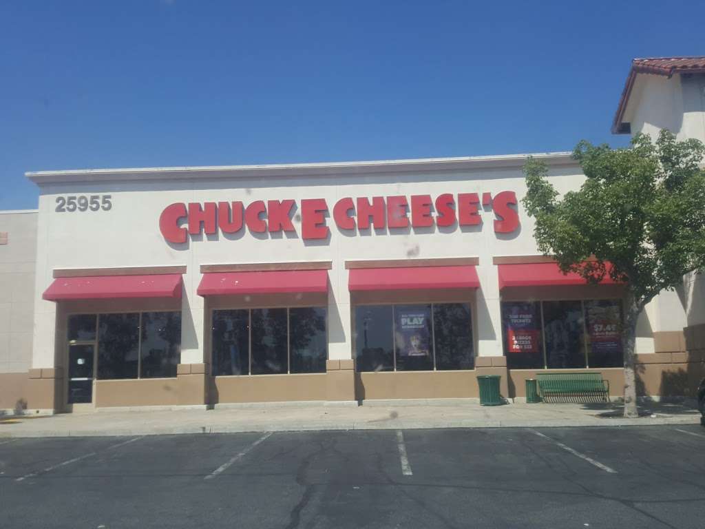 Chuck E. Cheeses | 25955 The Old Rd, Valencia, CA 91381, USA | Phone: (661) 260-1280