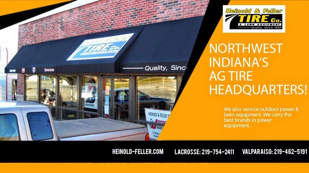 Heinold & Feller Tire & Lawn Equipment | 16 S Washington St, La Crosse, IN 46348, USA | Phone: (219) 754-2411