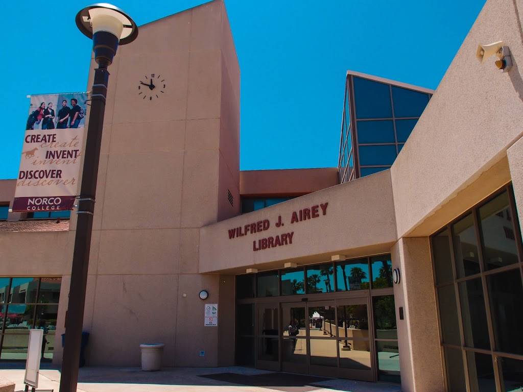 Wilfred J. Airey Library | Norco, CA 92860 | Phone: (951) 372-7019