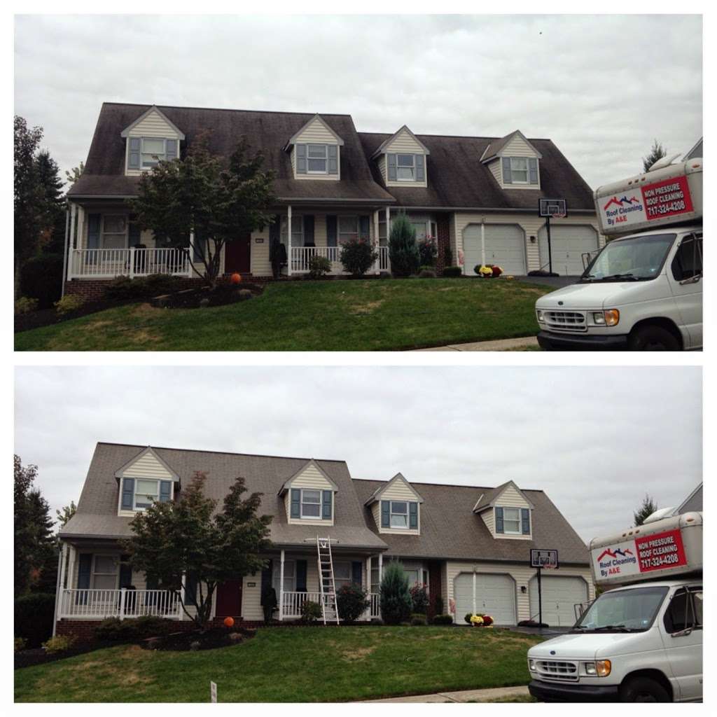 Roof Cleaning by A&E | 301 W Main St, Dallastown, PA 17313, USA | Phone: (717) 324-4208