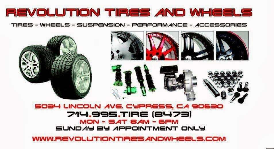 Revolution Tires and Wheels | 5034 Lincoln Ave, Cypress, CA 90630, USA | Phone: (714) 995-8473