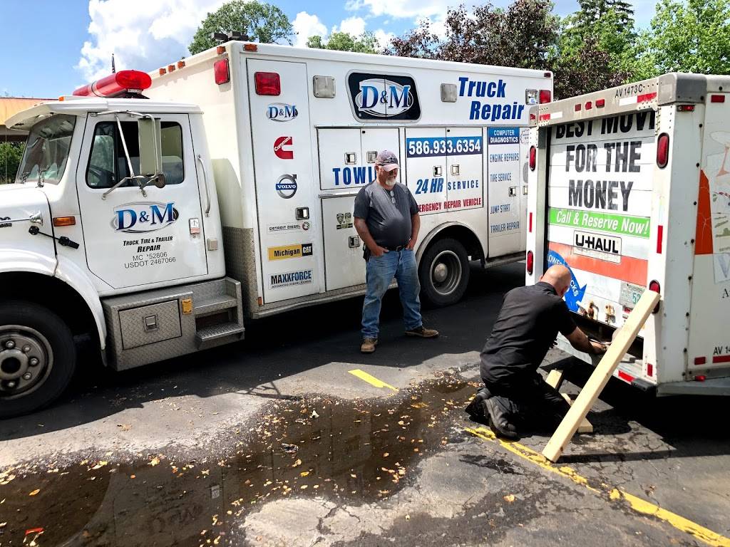 D & M Truck, Trailer, and Tire Repair | 6100 Linsdale St, Detroit, MI 48204, USA | Phone: (586) 933-6354