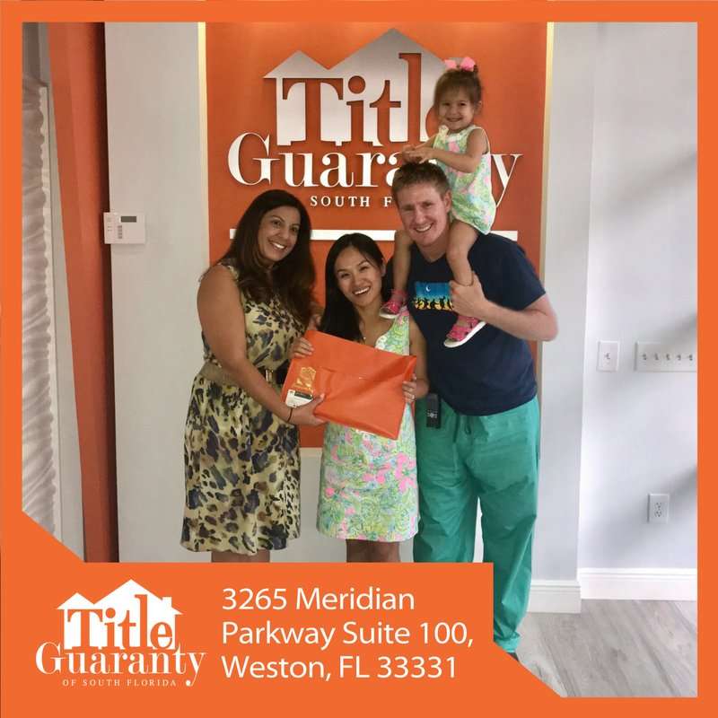 Title Guaranty of South Florida, Inc. | 3265 Meridian Pkwy #100, Weston, FL 33331, USA | Phone: (954) 389-9483