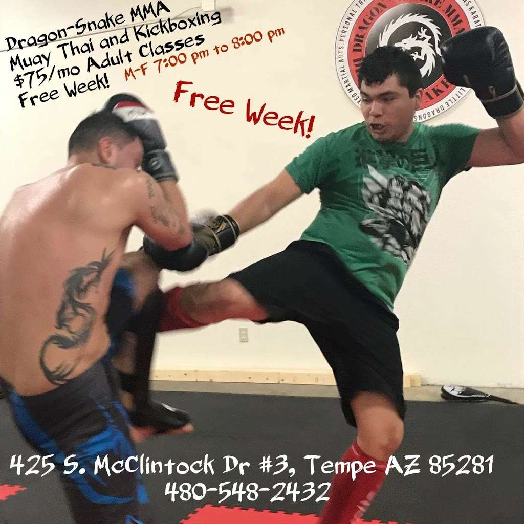 Dragon-Snake MMA & Fitness | 425 S McClintock Dr #3, Tempe, AZ 85281, USA | Phone: (480) 548-2432