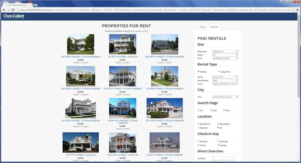 Chris Collett -- Stone Harbor and Avalon Sales and Rentals | 9626 2nd Ave, Stone Harbor, NJ 08247, USA | Phone: (609) 368-4765