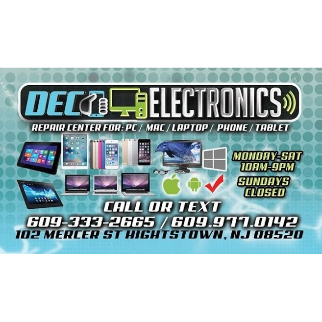 DECO ELECTRONICS LLC. | 3714, 102 Mercer St, Hightstown, NJ 08520 | Phone: (609) 333-2665