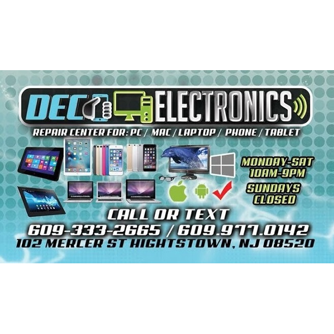 DECO ELECTRONICS LLC. | 3714, 102 Mercer St, Hightstown, NJ 08520, USA | Phone: (609) 333-2665