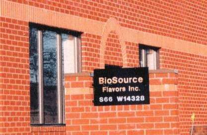 Biosource Flavors Inc | S66 W 14328 Janesville Road, Muskego, WI 53150, USA | Phone: (414) 422-9085