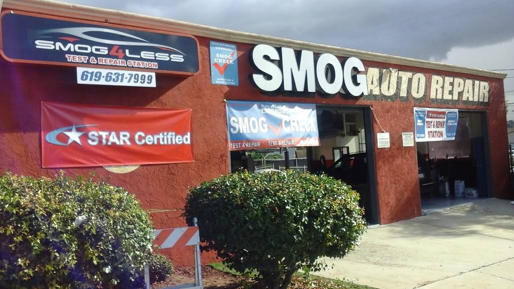 Smog 4 Less | 595 El Cajon Blvd, El Cajon, CA 92020, USA | Phone: (619) 631-7999