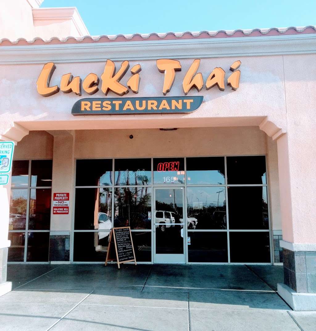 LucKi Thai Restaurant | 467 E Silverado Ranch Blvd #165, Las Vegas, NV 89183, USA | Phone: (702) 629-2910