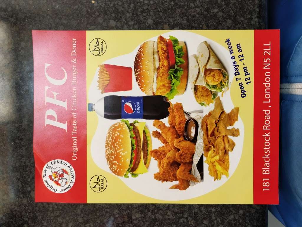 PFC Perfect Fried Chicken | 181b Blackstock Rd, Highbury East, London N5 2LL, UK | Phone: 020 7041 6592