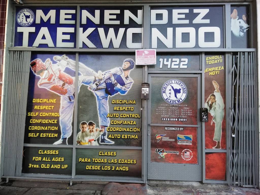 Menendez Taekwondo Academy | 1422 W Pico Blvd, Los Angeles, CA 90015, USA | Phone: (323) 809-3841