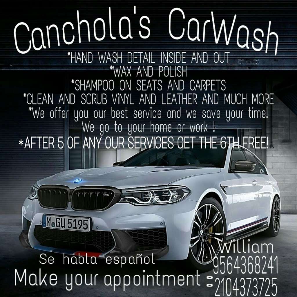 Cancholas Mobile Car Wash | 9605 W US Hwy 90 lot. 133, San Antonio, TX 78245 | Phone: (956) 436-8241