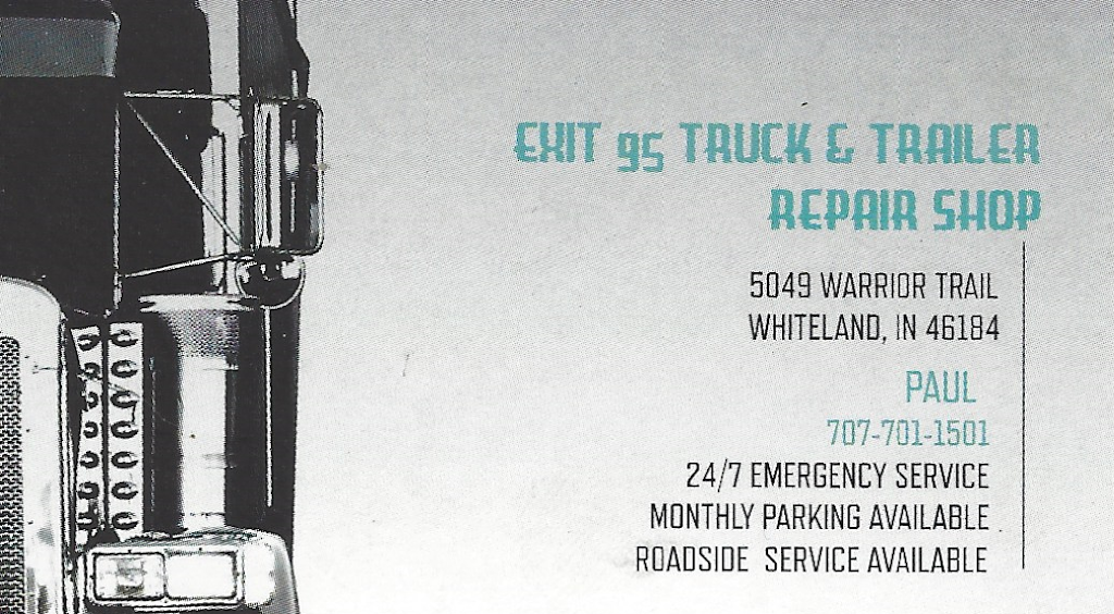 Exit 95 Truck Repair Shop | 5049 N 300 E, I-65 Exit 95. Entrance is Right of Loves Fuel Island, Whiteland, IN 46184, USA | Phone: (707) 701-1501