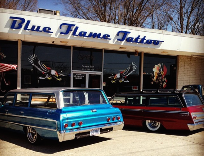 Blue Flame Tattoo | 710 W Peace St, Raleigh, NC 27605, USA | Phone: (919) 755-3355