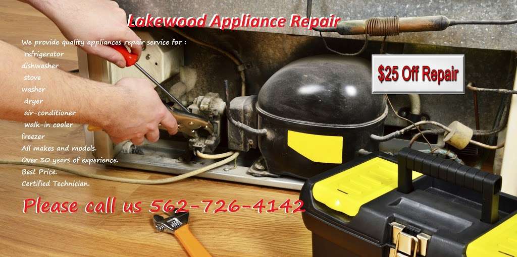 Appliance Repair Lakewood | 4902 Coke Ave, Lakewood, CA 90712, USA | Phone: (562) 354-0111