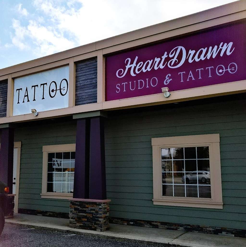 HeartDrawn Studio & Tattoo | 4772, 18354 Coastal Hwy, Lewes, DE 19958, USA | Phone: (302) 569-8199