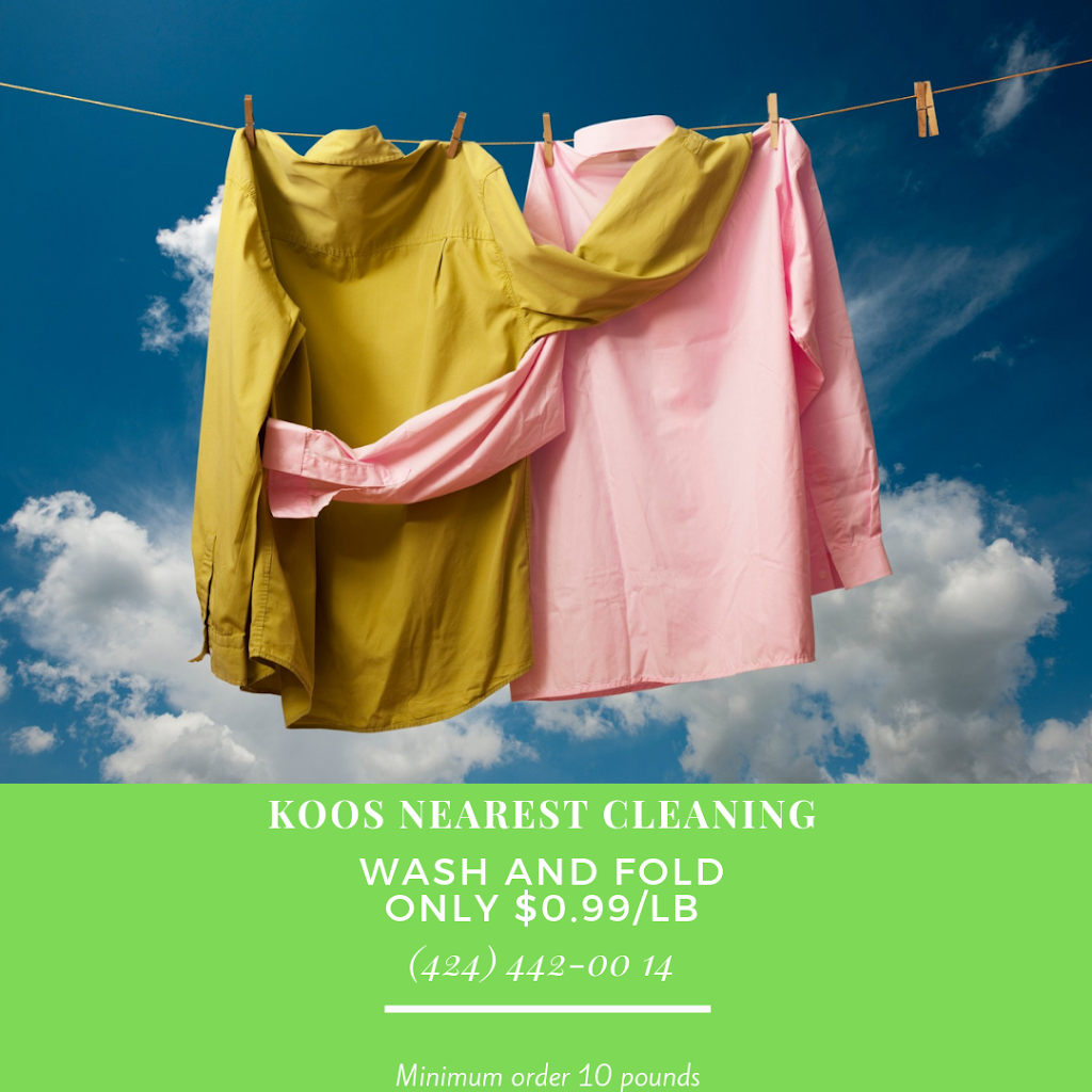 Koos Nearest Cleaners, Laundry and Alterations | 8455 Vermont Ave, Los Angeles, CA 90044, USA | Phone: (424) 202-8189