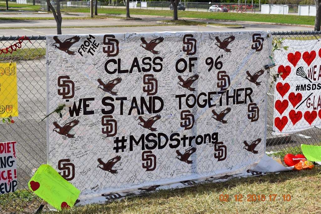 Marjory Stoneman Douglas High School | 5901 Pine Island Rd, Parkland, FL 33076 | Phone: (754) 322-2150