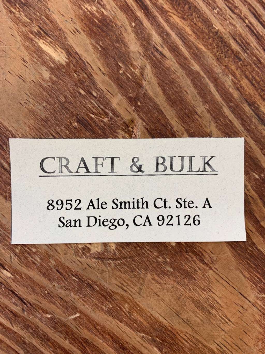 Craft & Bulk Flooring | 8952 AleSmith Ct, San Diego, CA 92126, USA | Phone: (858) 322-6550